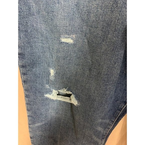 NWT-Old Navy Plus Size High-Waisted OG Straight Ripped Jeans for Women - Size 24 - Picture 5 of 7